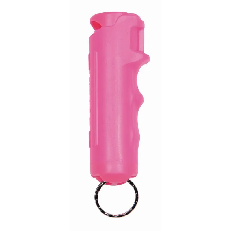 Maximum Strength Pepper Gel Spray, Pink Case, 0.54 Oz.
