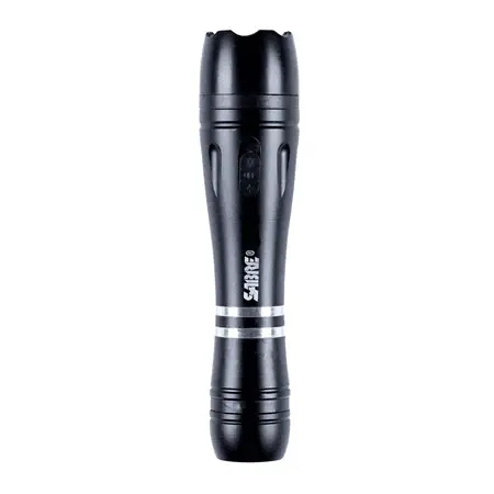 Maximum Strength Stun Gun & Flashlight, Holster, Aluminum Case
