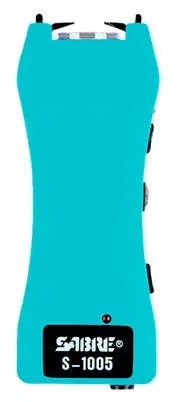 Mini Stun Gun & Flashlight, Holster, Teal