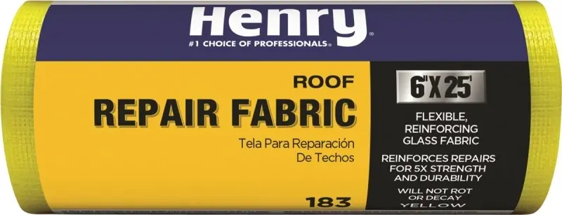 6-inch X 25-foot Yellow Resin-coated Glass Fabric