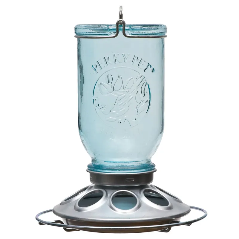 Perky-pet 8-port Mason Jar Wild Bird Feeder
