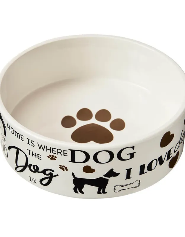 I Love Dogs‘ Dog Dish, 7 In.
