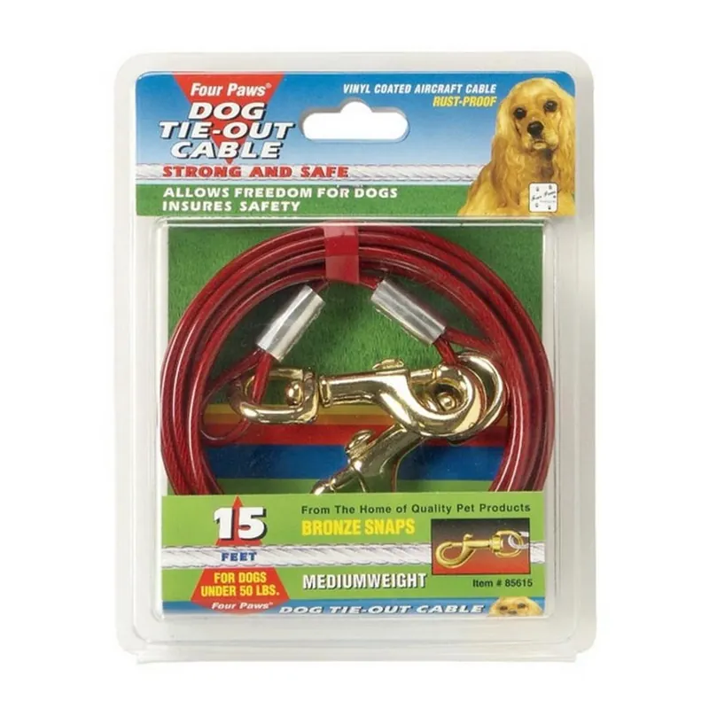 10 Feet Red Tieout Cable For Dogs - Model 85610