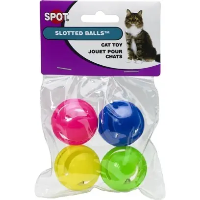 Ethical Cat Slotted Balls 4 Pack - 2848