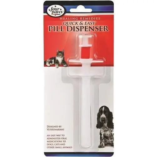 Quick & Easy Pill Dispenser For Dogs, Cats, And Small Animals - Model 01915