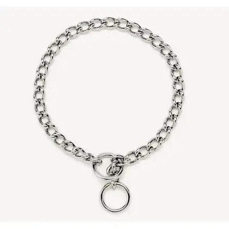 Coastal Titan Fine Chain Choke Collar 16 Inch 2mm Chrome Steel
