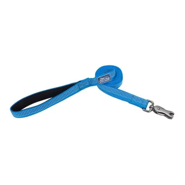 Coastal K9-explorer Brights Reflective Lead 6‘ 1" Lake Blue