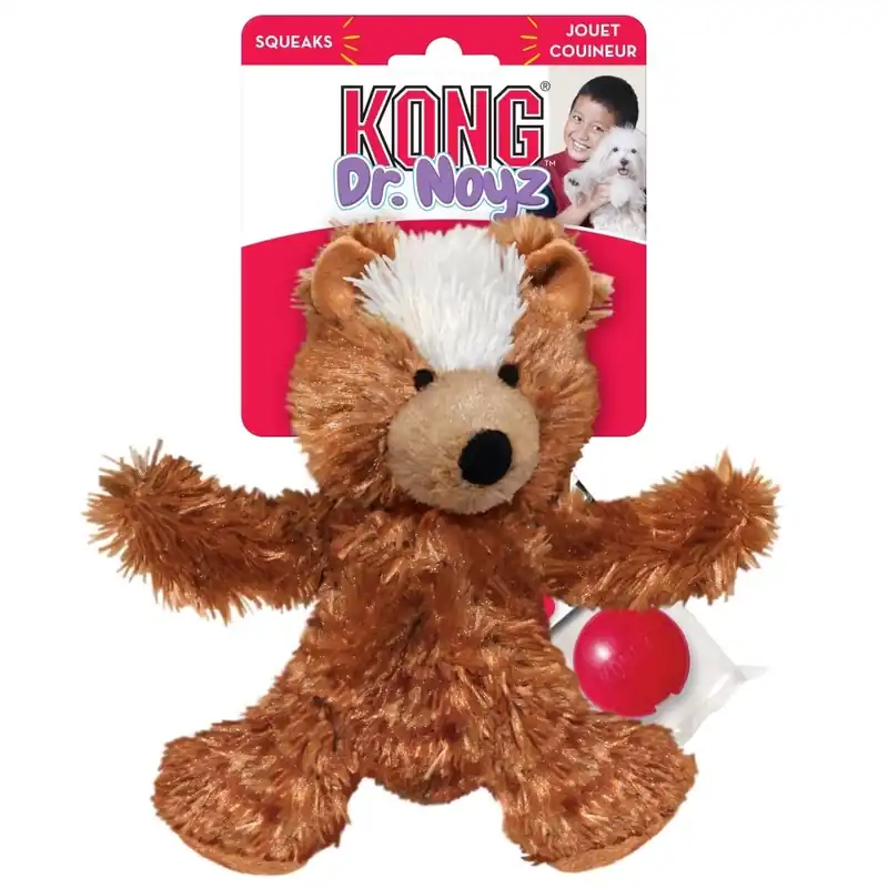 Kong Teddy Bear Dog Toy, X-small, Brown