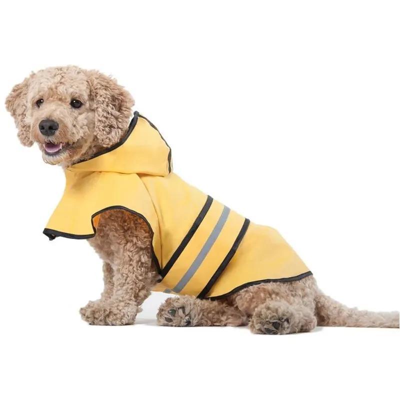 Rainy Days Slicker Dog Raincoat, Large, Yellow - Model 560ylg