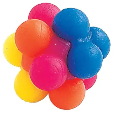 Atomic Rubber Bouncing Ball Cat Toy, 2-pk.