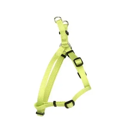 Comfort Wrap Adjustable Nylon Dog Harness - Lime - Medium - 3/4" (20" To 30" Girth)