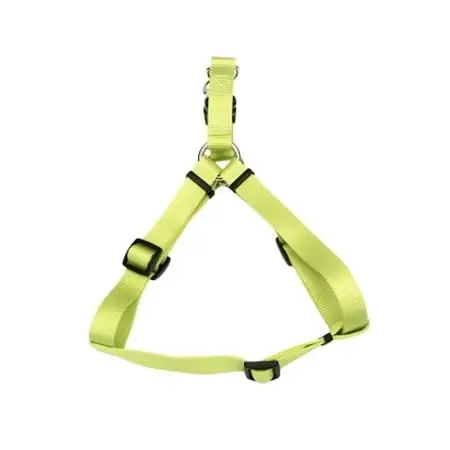 Comfort Wrap Adjustable Nylon Harness - Lime - Large - 1" (26" To 38" Girth)