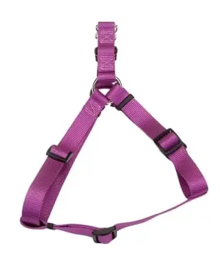 Comfort Wrap Adjustable Nylon Harness - Orchid - Large - 1" (26" To 38" Girth)
