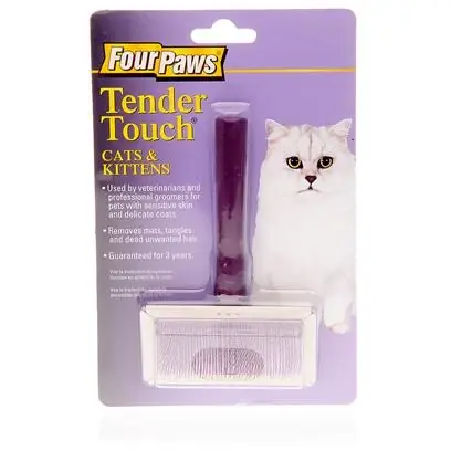 Tender Touch Slicker Wire Brush For Cats - Model 00340