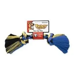 Flossy Chews Cotton Blend Rope Bone Dog Toy, Medium, 12-inch, 0.28 Lbs.