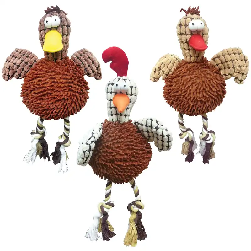 Ethical Dog-gigglers Plush Dog Toy- Chicken 12