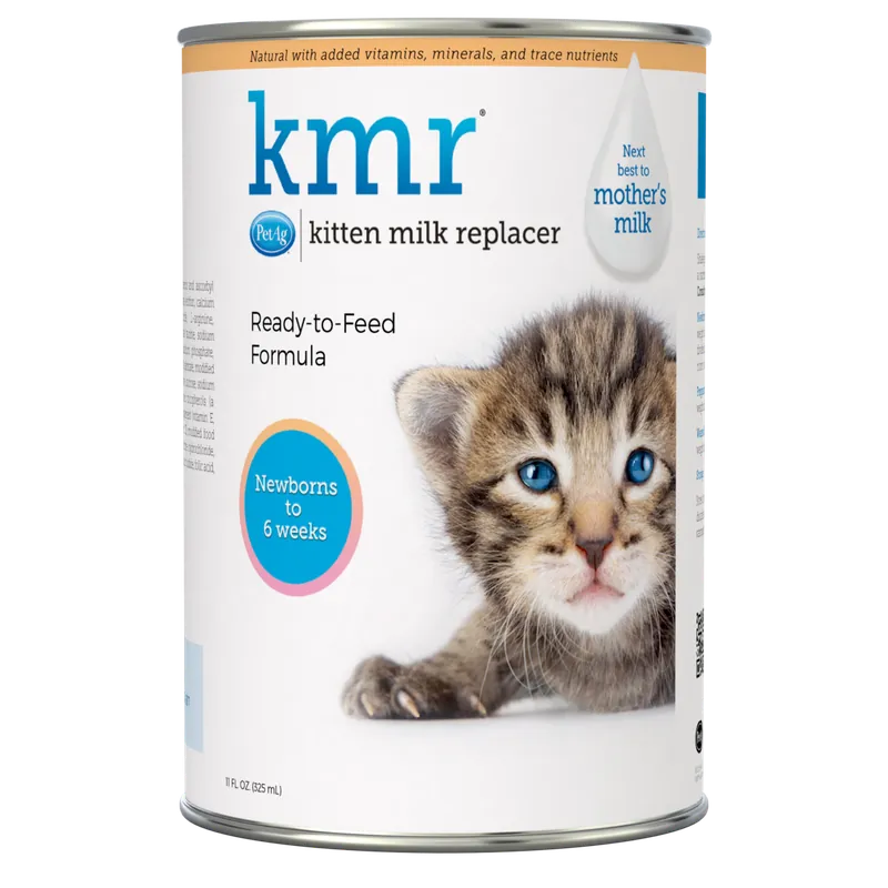 Kmr Kitten Milk Replacer Liquid 12 Ounces - Nutritional Formula For Kittens