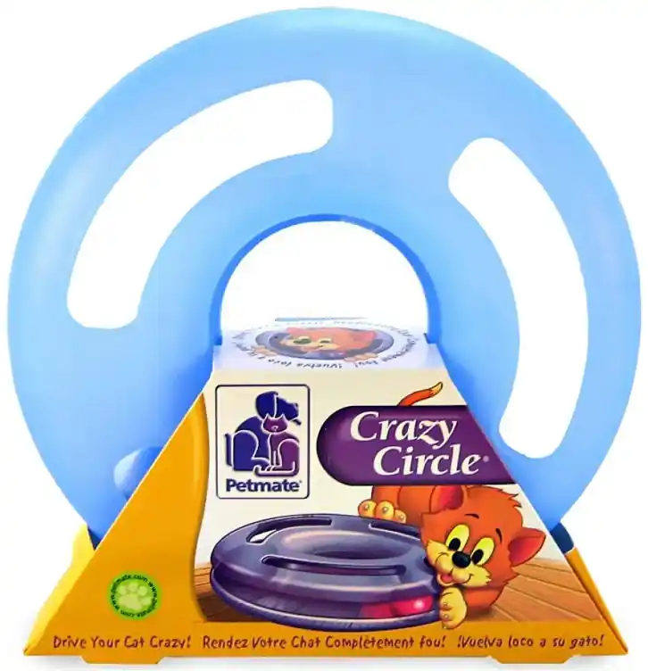 Crazy Circle Interactive Cat Toy Small - Assorted Colors Model 29398
