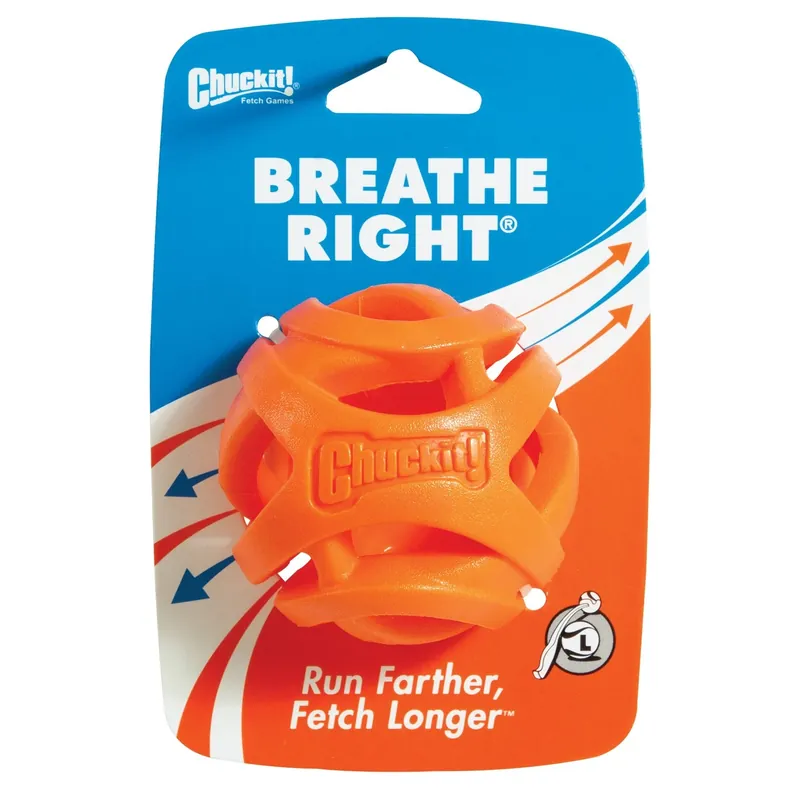 ! Breathe Right Fetch Ball Dog Toy, Large - Model 29031933