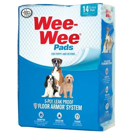 Four Paws Products Wee Wee Pads 14 Pack - 01614