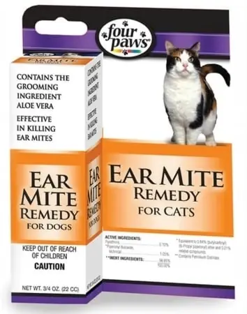 Ear Mite Remedy For Cats, 0.75 Ounce - Effective Treatment