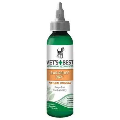 Ear Relief Dry For Dogs, 4 Ounce - Effective Treatment