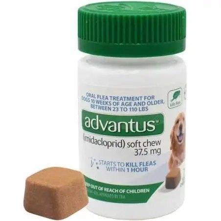 Advantus Flea Soft Chews For Large Dogs 23-110lbs, 7 Count, 7 Ct