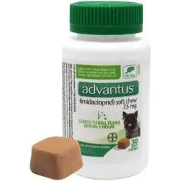 Advantus Bayer Flea Soft Chews For Small Dogs 4-22lbs, 30 Count, 30 Ct