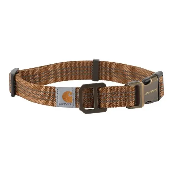 Brown Medium Tradesman Dog Collar For Active Pets