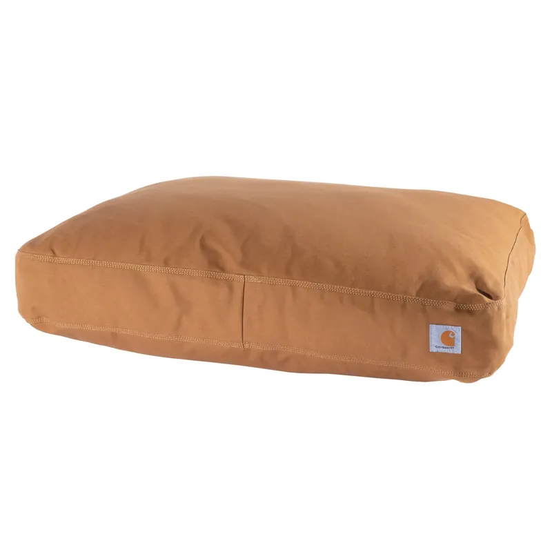 Brown Durable Canvas Dog Bed, 28" L X 20" W, Small Size