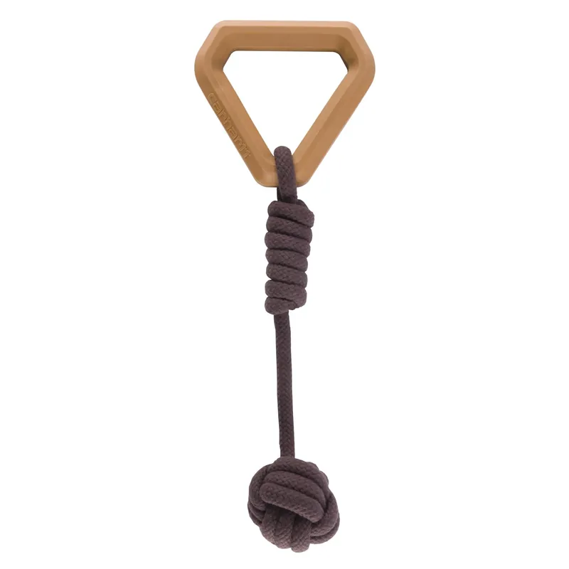 Monkey Fist Dog Pull Toy With Rubber Handle For Interactive Play