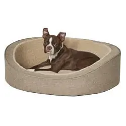 Quiettime Deluxe Hudson Pet Bed, Small, Tan Color, Cozy Design