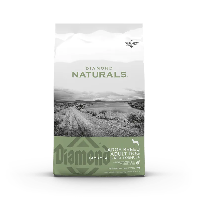 Naturals Large Breed Dog Food With Lamb And Rice, 40 Pounds