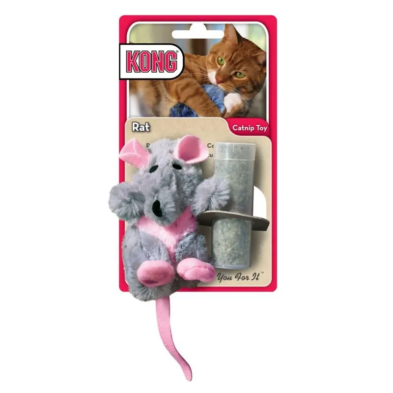 Kong Company - Catnip Cat Toy- Rat - Nr45