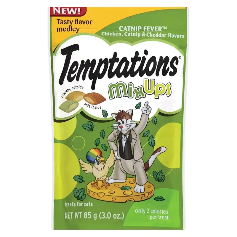 Whiskas Temptations Mix Ups Cat Treats (3 Oz.; Catnip Fever)