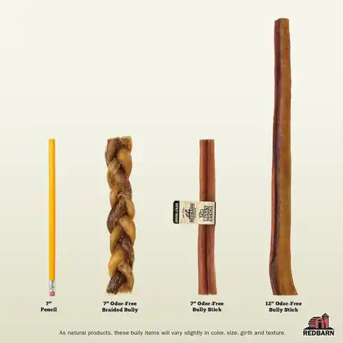 7" Braided Bully Stick