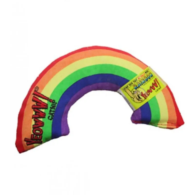 ! 100% Organic Rainbow Catnip Toy - 6 In.