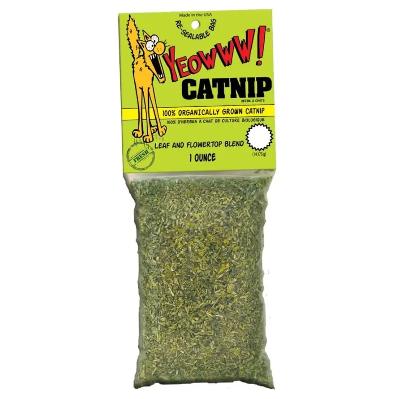 ! 100% Organic Catnip 1 Ounce Bag For Cats