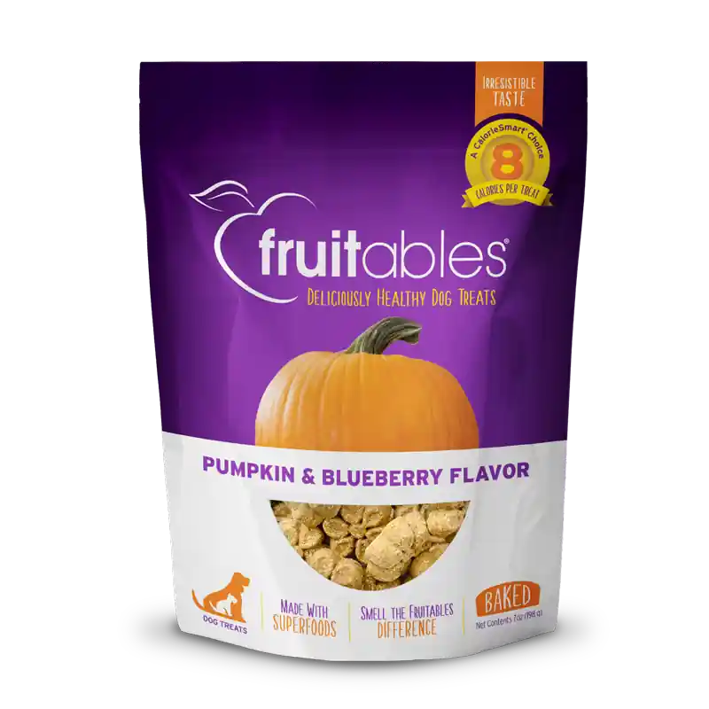 Dog Treats, Pumpkin & Blueberry, 7-oz.