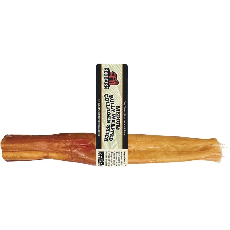 Medium Bully‑wrapped Collagen Stick – Natural Dog Treat