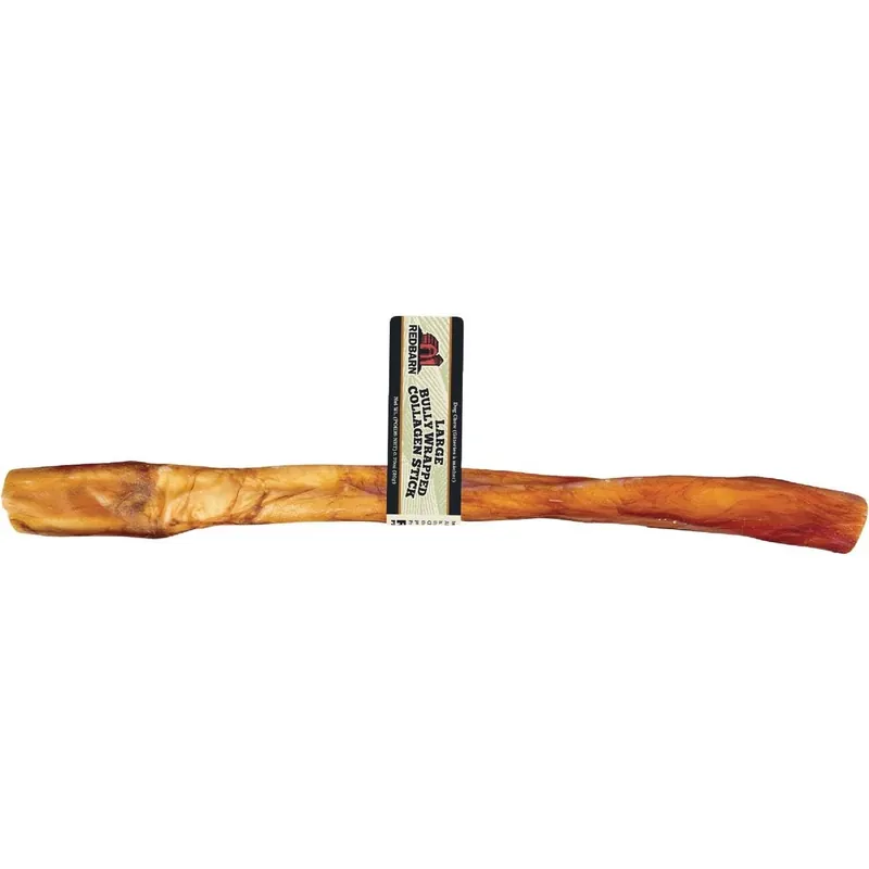 Redbarn Large Bully‑wrapped Collagen Stick – All‑natural Dog Chew