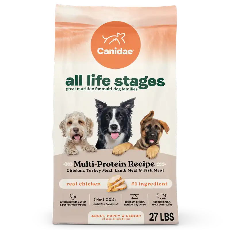 All Life Stages Dry Dog Food, Multi-protein Recipe, 27 Lbs.