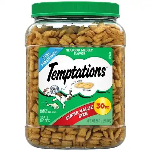 Cat Treats, Seafood Medley, 30 Oz.