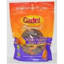 Premium Gourmet Duck And Sweet Potato Wraps Dog Treats - 14 Ounces