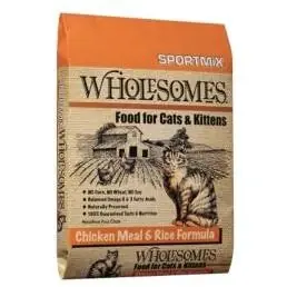 Sportmix Wholesome Chicken Meal & Rice Formula Dry Cat Food, 15 Lb