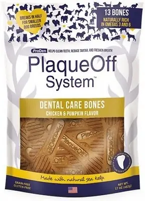 Proden Plaqueoff Chicken & Pumpkin Dental Bone 17oz
