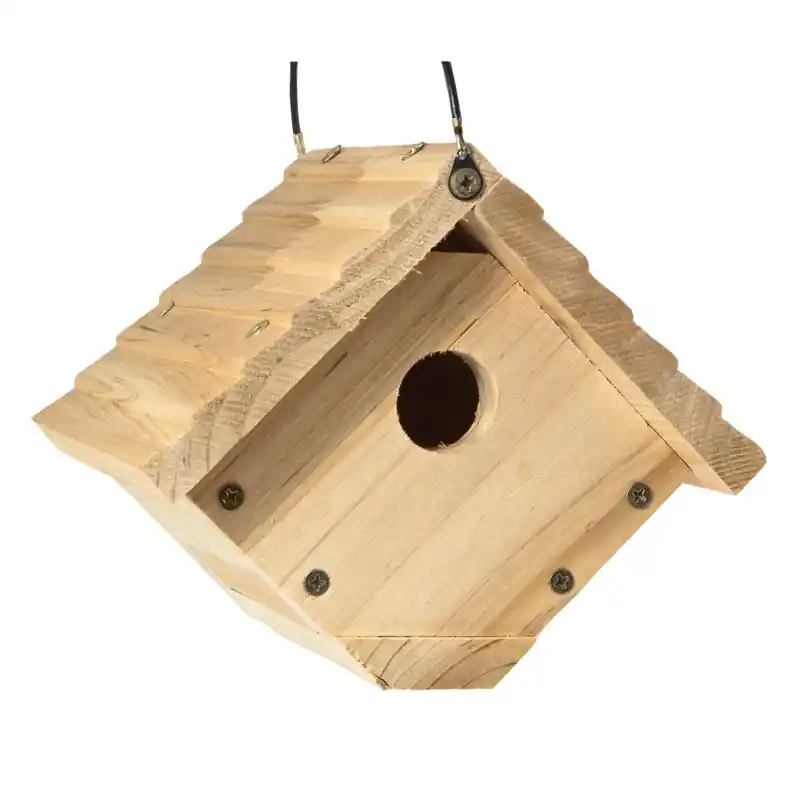 6.25 In. H X 6.8 In. W X 7.13 In. L Red Cedar Bird House For Wrens