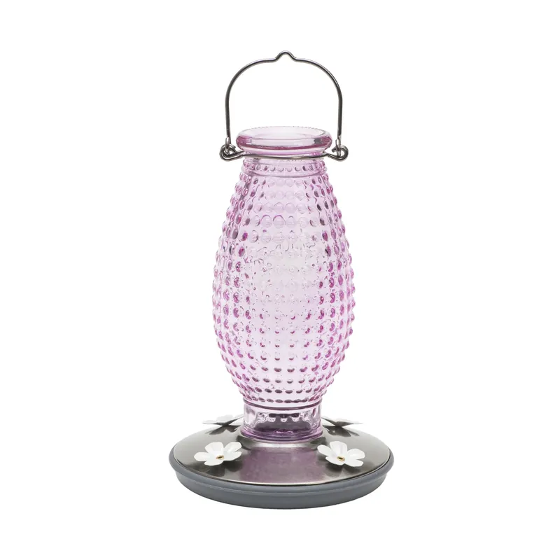 Starglow Vintage Hummingbird Feeder, Pink