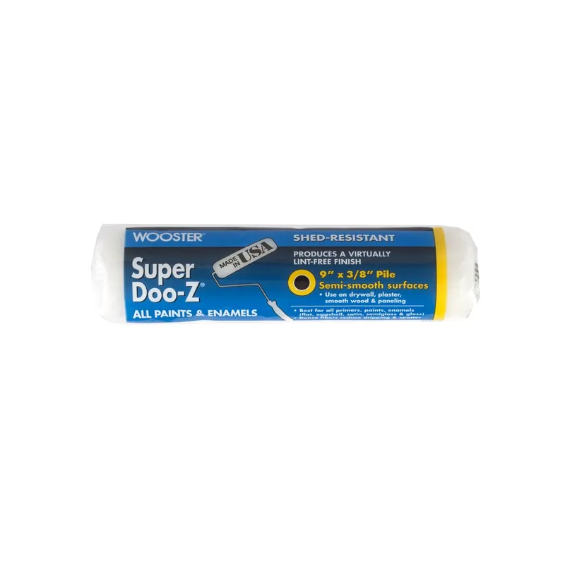 Super Doo-z Fabric 9 In. W X 3/8 In. Regular Paint Roller Cover 1 Pk