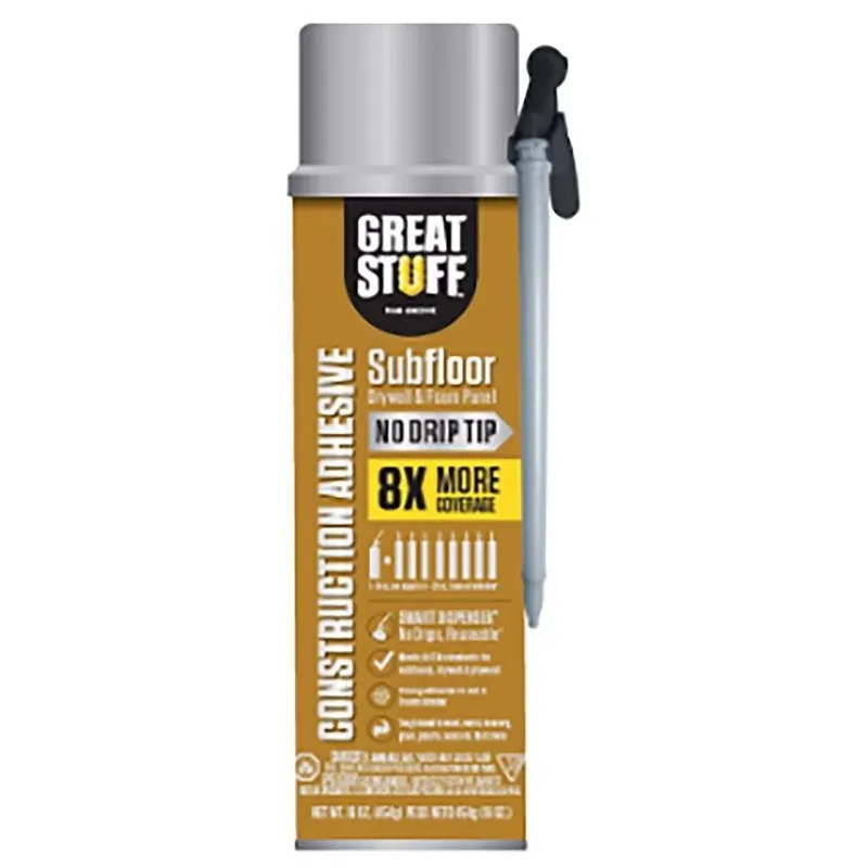 16‑oz Natural Construction Adhesive – Heavy‑duty Polyurethane Foam